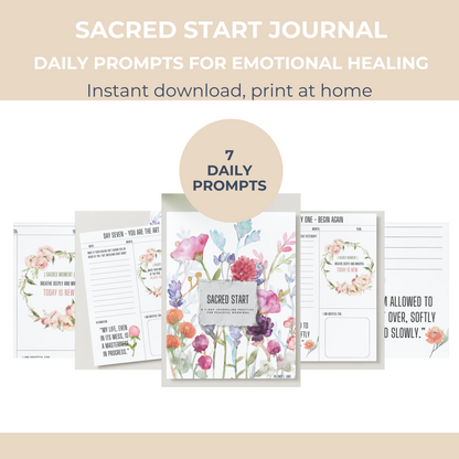 Morning Routine 7 Days Sacred Start - Physical Copy