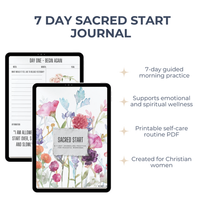 Morning Routine 7 Days Sacred Start - Physical Copy