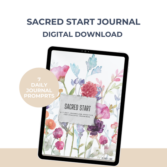 Morning Routine Journal - Sacred Start 7 Daily Spiritual Mornings
