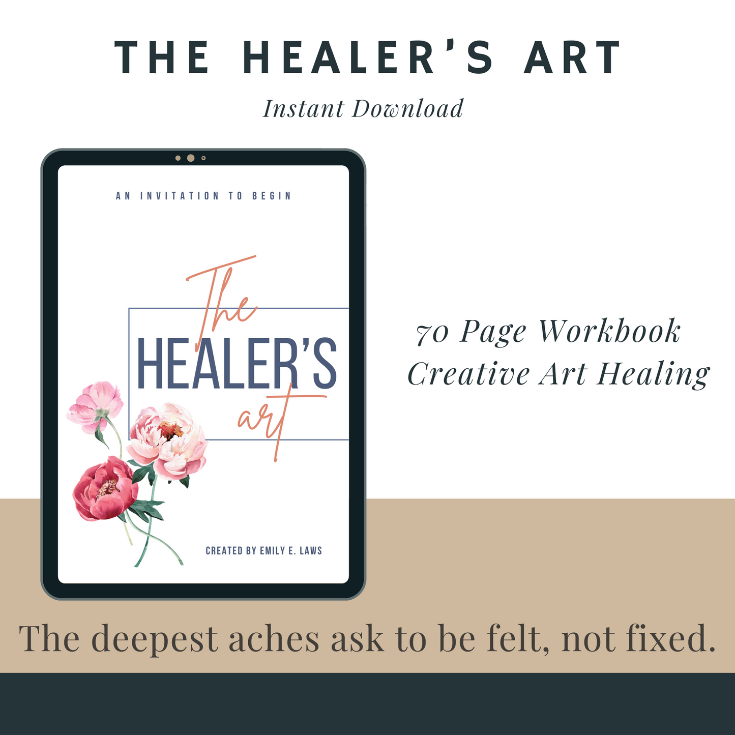 Creative Art Therapy Workbook - Digital Download - PDF