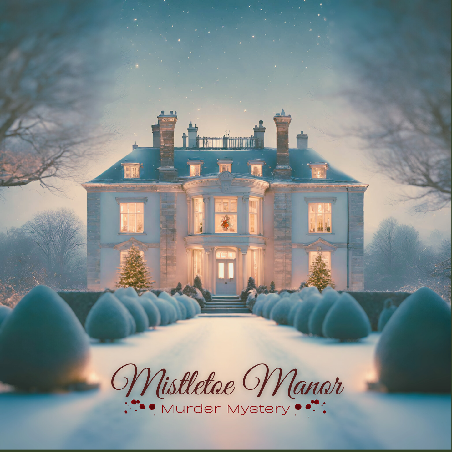 Christmas Dinner Party Kit - "Murder at Mistletoe Manor"