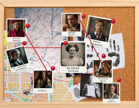 Murder at Mistletoe Manor - A Holiday Whodunnit Dinner Party